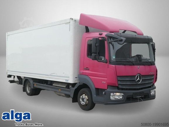 Dėžinis furgonas MERCEDES-BENZ 816 Atego, LBW, Isokoffer, Klima, 6.180mm lang