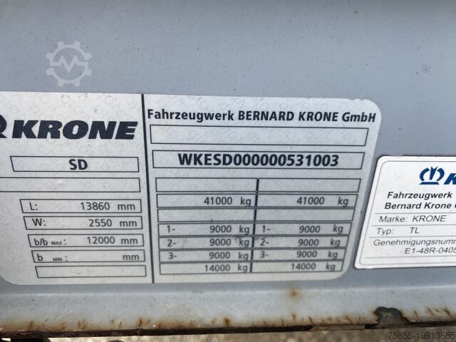 Schiebeplanen Krone N/A Coil / Mercedes Axles / NL Trailer