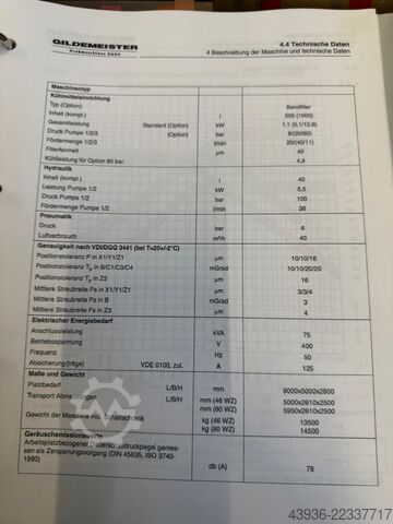 CNC virpošanas un frēzēšanas centrs DMG GMX 200 Linear