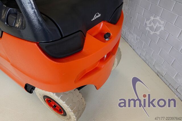 5,37m Zinkenverstellung Ladegerät Linde E50 Elektro Gabelstapler 5t Triplex