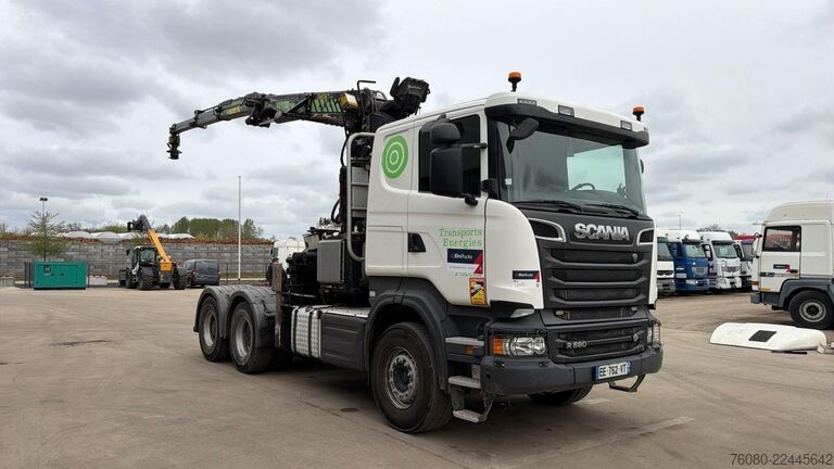 Venjulegur SZM Scania R580 (EURO 6 / FRENCH TRUCK / BIG HUB / 6X4 / T...