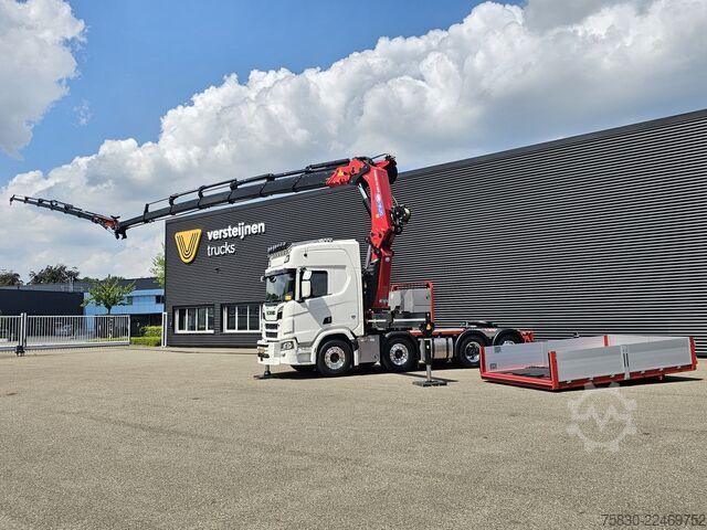 Darus teherautó Scania R590 V8 8x2 / HMF 9520 CRANE - JIB - WINCH / TR...