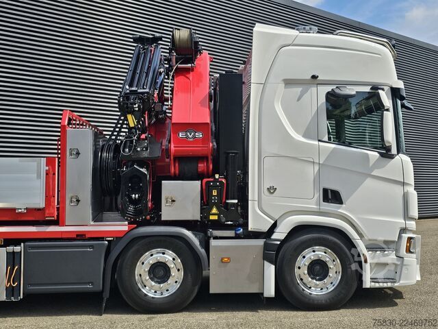 Darus teherautó Scania R590 V8 8x2 / HMF 9520 CRANE - JIB - WINCH / TR...