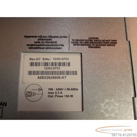 Siemens Komponente Siemens 6AV7872-0BF30-0AC0 Simatik Panel PC 677B SN: VPC4850244 gebraucht - Top Zustand -