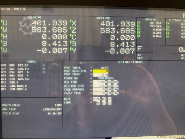 مركز خراطة وتفريز CNC Doosan Puma 2600SY II