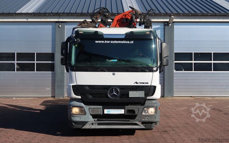 ระบบแขนตะขอ Mercedes-Benz Actros 2532 6X2/ PALFINGER EPSILON CRANE/ 21T H...