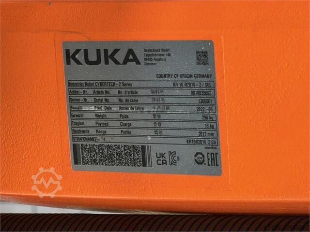 نظام بوابة روبوتية مزود بخمسة روبوتات KUKA KR 16 R2010-2