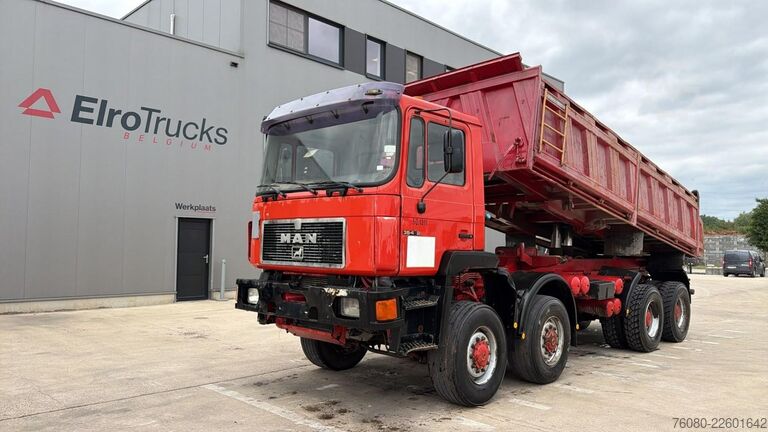 3-sidig tipp MAN 35.402 (8X6 / 3 PONTS / LAMES / BIG AXLE / 6 CY...