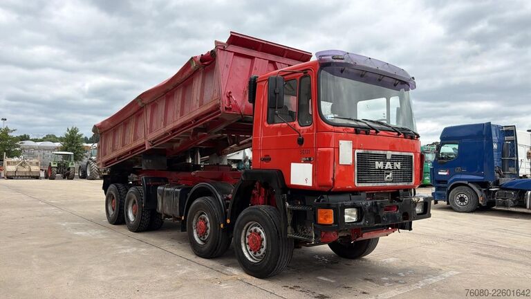 3-sidig tipp MAN 35.402 (8X6 / 3 PONTS / LAMES / BIG AXLE / 6 CY...