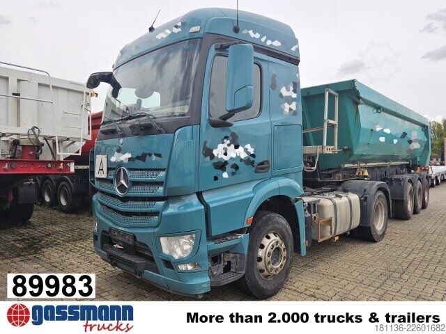 Tracteur routier standard Mercedes-Benz Actros 1845 LS 4x2, Kipphydraulik