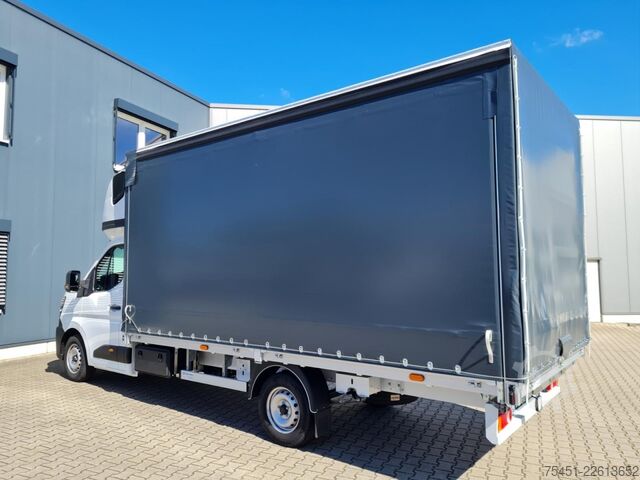 Curtain sider van Renault Master 35 Pritsche Schlafkab Schiebe Plane 10 Pal LUFTFEDER