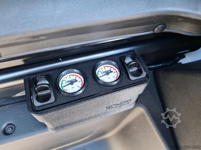 Perdeli panelvan Renault Master 35 Pritsche Schlafkab Schiebe Plane 10 Pal LUFTFEDER