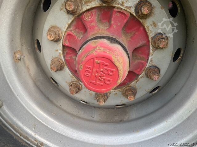 Platform trailer Netam-Fruehauf Platform Twistlocks /  Liftaxle / Steering / BP...