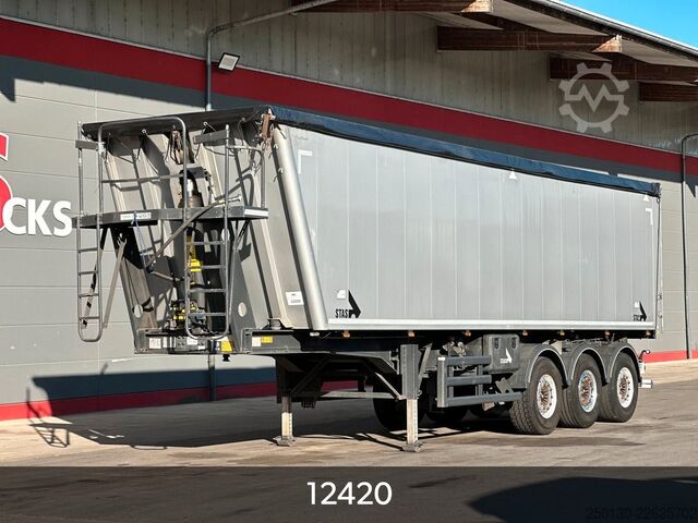 Tipper semitrailer STAS S300CX Kipper *Getreideschieber*Liftachse* ZV*