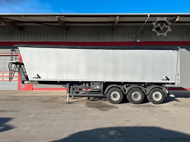 Tipper semitrailer STAS S300CX Kipper *Getreideschieber*Liftachse* ZV*