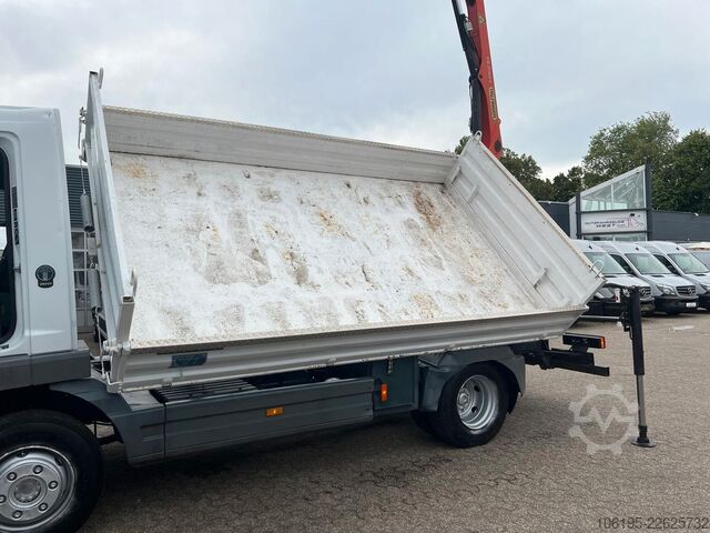 Three-way tipper van MERCEDES-BENZ Atego 818 Meiller Kipper Palfinger Kran