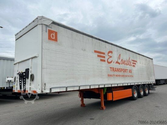 Semi-remorque bâchée BERGER SAPL 24 LTN LIGHT, 5730 KG, 1A LIFT, 3A GELENKT
