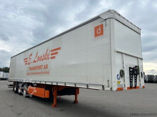 Åpen semitrailer med presenning BERGER SAPL 24 LTN LIGHT, 5730 KG, 1A LIFT, 3A GELENKT