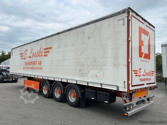 Åpen semitrailer med presenning BERGER SAPL 24 LTN LIGHT, 5730 KG, 1A LIFT, 3A GELENKT