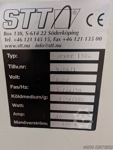शीतलन ड्रायर / संपीड़ित हवा ड्रायर STT Dryer 1500