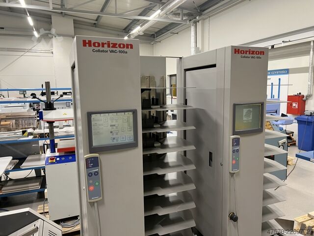 Produsent av hefter Horizon VAC-100a + VAC-100c + SPF-20A + FC-20A Booklet Maker