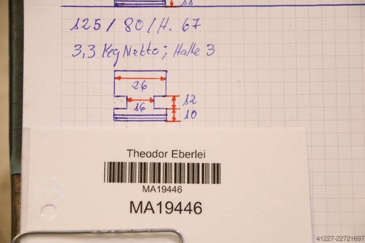 Mandíbulas intercambiáveis unbekannt Breite 26 mm