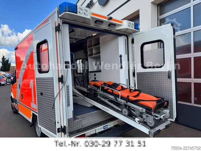 Samochód strażacki MERCEDES-BENZ Sprinter 516 CDI RTW Fahrtec Trage & Sessel