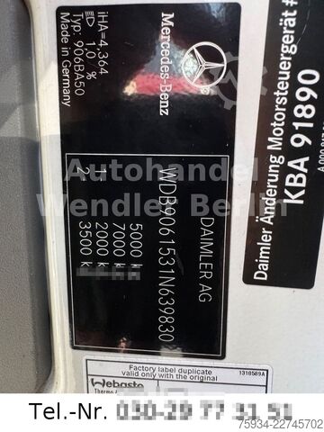 Samochód strażacki MERCEDES-BENZ Sprinter 516 CDI RTW Fahrtec Trage & Sessel