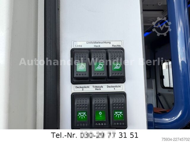 Samochód strażacki MERCEDES-BENZ Sprinter 516 CDI RTW Fahrtec Trage & Sessel