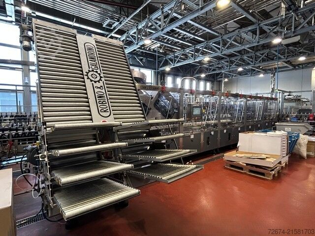 Dzērienu ražošanas iekārta Robino&Galandrino MONOSTADIO 2Z 16 T + EOLO 3/72 OTTICO DC