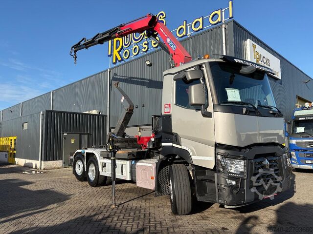 Systém ramene s hákem Renault C440 + HMF 2320 K3-- 3X EXT. + REMOTE + HAAKARM...