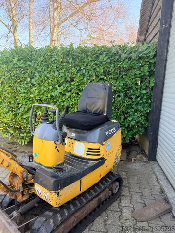 Mini escavadora Komatsu FAT PC 03 com CE komatsu fat pc 03