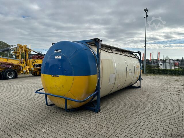 Contenedor cisterna Van Hool 34.600L / 1-comp. + baffles / 20FT swapbody / U...