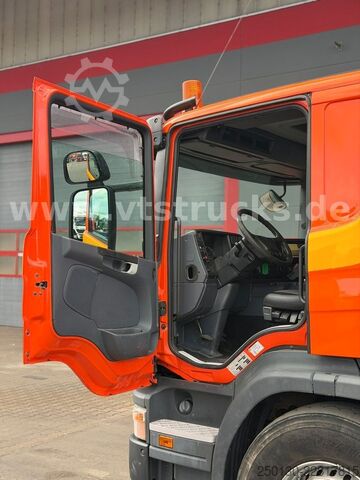 Kanca kasalı yük kamyonu (roll-off) SCANIA R 380 HIAB-Ladekran und ARK, Liftachsen 2+4