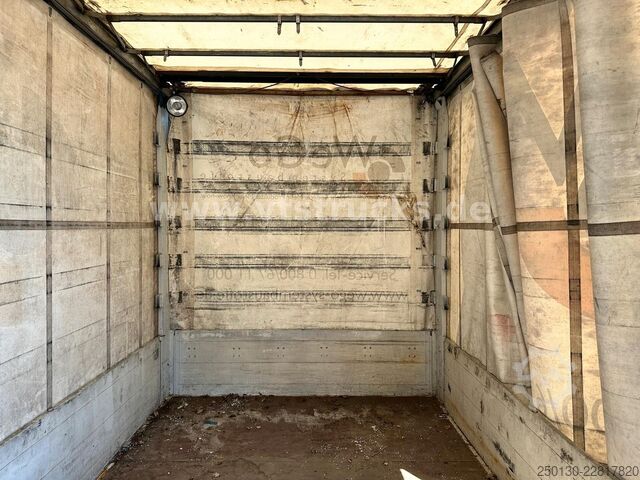 Remorcă deschisă cu prelată Eggers ZPT 10,5 EL Tandemanhänger Pritsche+Plane