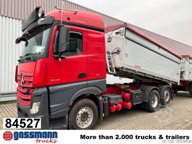 Самосвален камион Mercedes-Benz Actros 2548 L 6x2, Retarder, Liftachse,