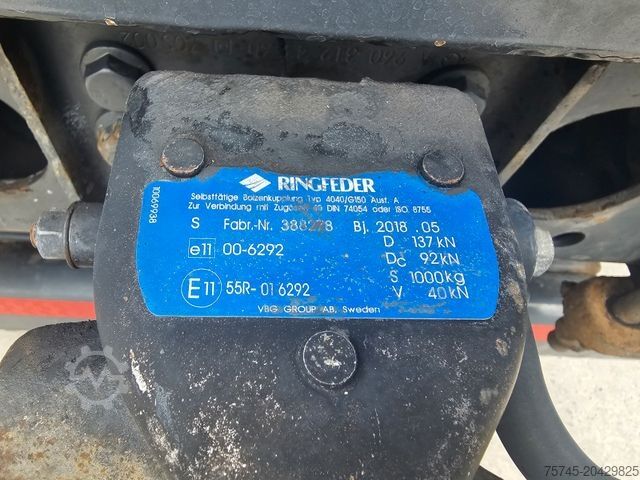 Platvormveok MERCEDES-BENZ Antos 2551 * FASSI KRAN 20M * ACC * LENKACHSE *