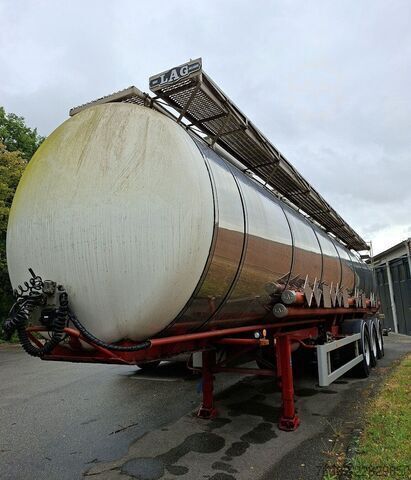 Tankflutningavagn hálfsleði LAG LAG GSA 24  36.000 Liter 4 Kammern