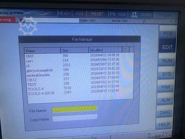 Máquina de electroerosión por penetración Excetek ED400C