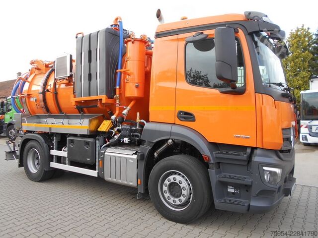ভ্যাকুয়াম ট্যাঙ্ক ট্রাক Mercedes-Benz Actros 1836 L 4x2 / Faros 10/0,5