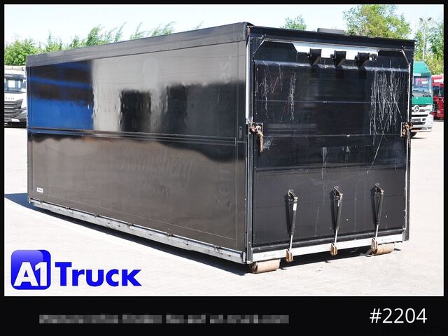 Contenedor de volteo SCHROEDER,WIESMOOR Abrollcontainer, Getränkeaufbau Wingliner, mehrmals vorhanden