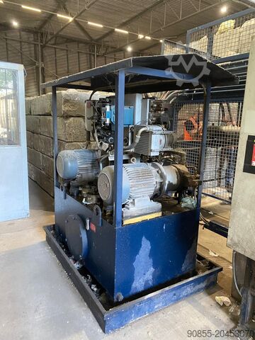 Jätepuristuslaitos / siirtokuormausasema Husmann MP6070