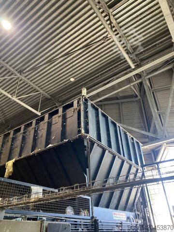 Jätepuristuslaitos / siirtokuormausasema Husmann MP6070