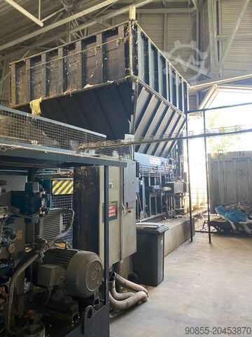 Jätepuristuslaitos / siirtokuormausasema Husmann MP6070