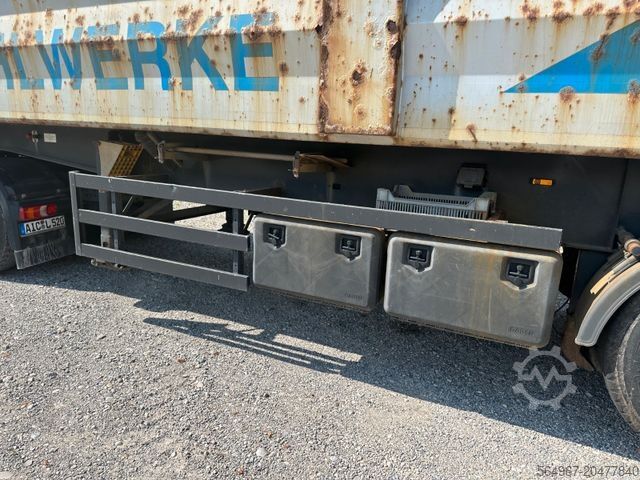 مقطورة نصف قلابة REISCH RHKS-35/24SL Stahlschrott Kippmulde 50 m3!