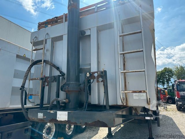 مقطورة نصف قلابة REISCH RHKS-35/24SL Stahlschrott Kippmulde 50 m3!