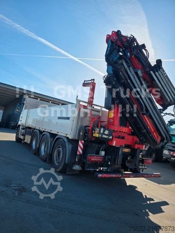 Truck mounted crane MAN TGS 35.460 / 8X4 / 28m Kran Fassi 365 + Flyjib