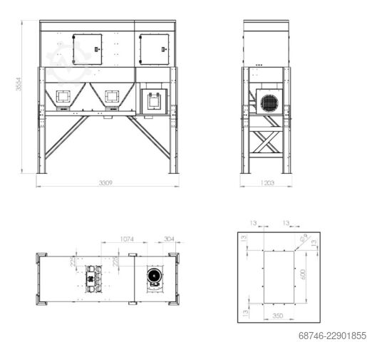 Holzing RLA BIG BAG TWO 11 300m3/h