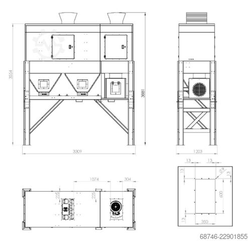  Holzing RLA BIG BAG TWO 11 300m3/h