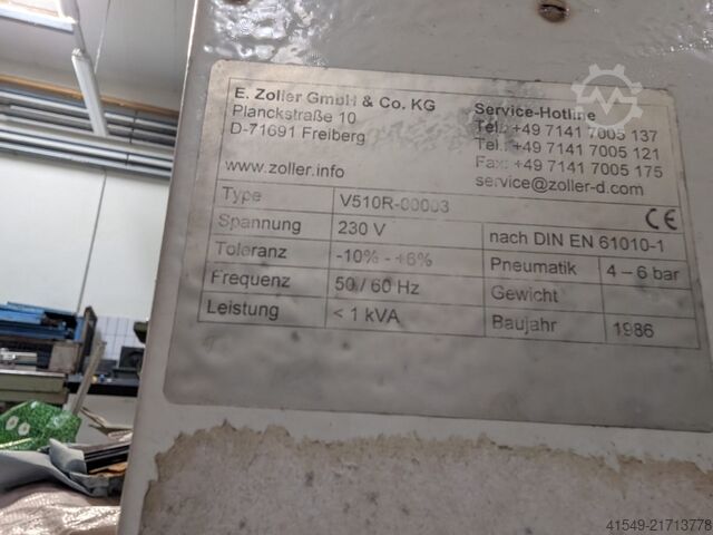 Пресетер за инструменти ZOLLER V510R-00003